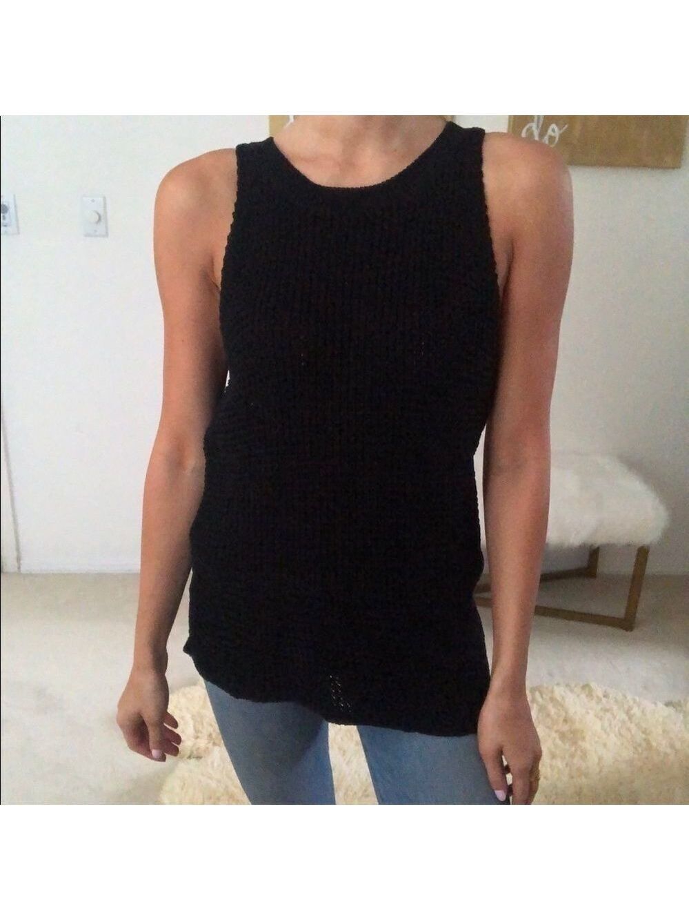 One grey day Evie woven tank